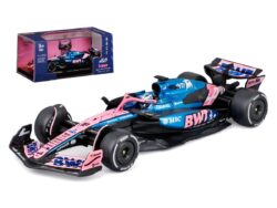 BWT Alpine A525 #10 Pierre Gasly 2025 in bewaarcase met helm 1:43