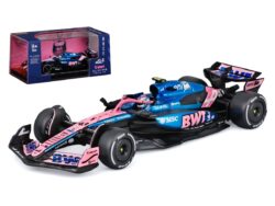 BWT Alpine A525 #43 Franco Colapinto 2025 in bewaarcase met helm 1:43