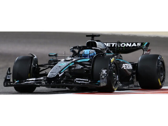 Mercedes Benz AMG W16 #63 GEORGE RUSSELL 2025 with Helmet