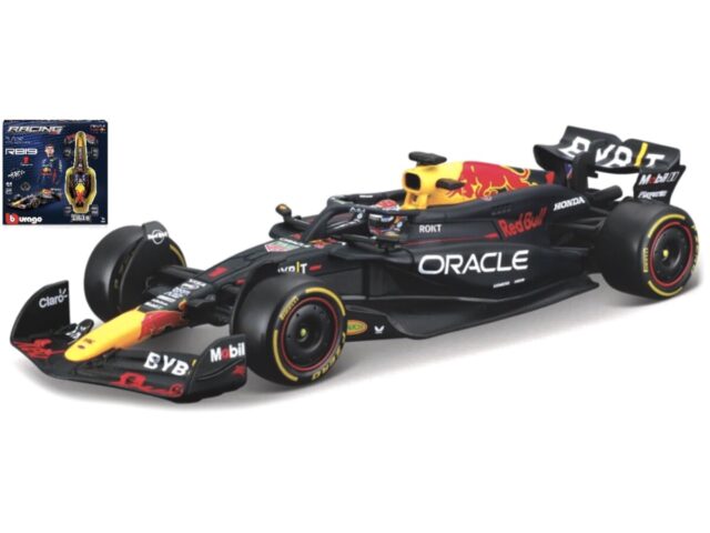Red Bull Rb20 #1 Max Verstappen 2024 - Kit - Cb+stand 1:43 Donker Blauw/rood/geel