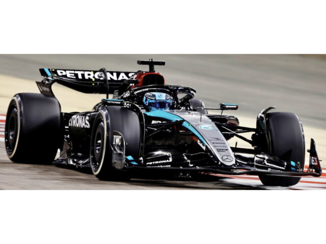 Mercedes Benz AMG W15 #63 GEORGE RUSSELL 2024 with Helmet