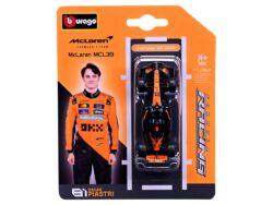 Mclaren Mcl39 #81 Oscar Piastri 2025 1:64 Oranje/zwart