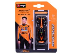 Mclaren Mcl39 #4 Lando Norris 2025 1:64 Oranje/zwart