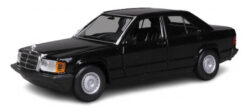 Mercedes Benz 190E 1987 1:24 Zwart