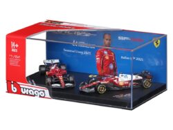 Ferrari F1 2 Pack Premium   #16 (charles Leclerc) 1:64 Rood