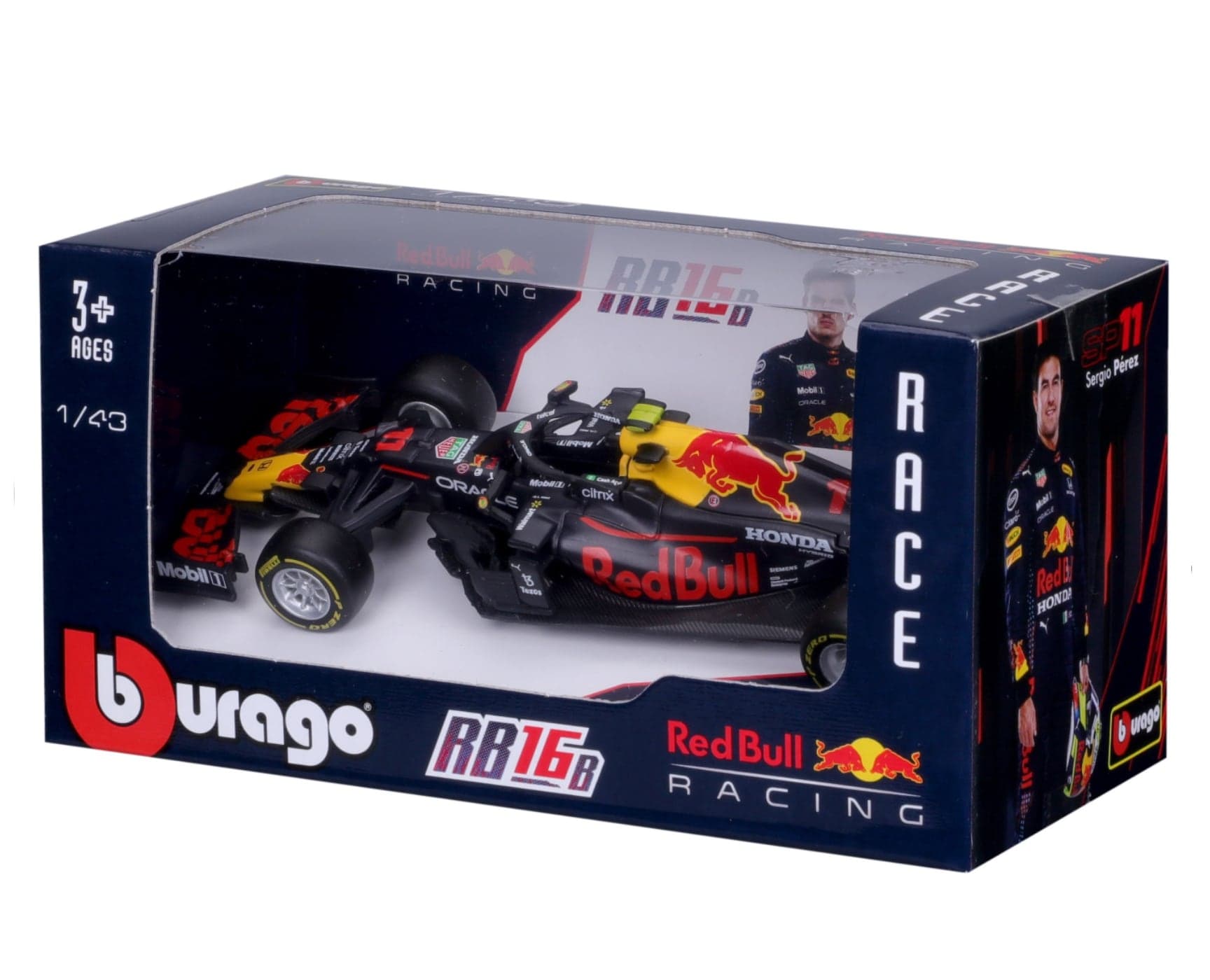 Illustreren Demon Tandheelkundig Red Bull RB16B #11 Sergio Pérez Formule 1 seizoen 2021 modelauto schaal 1:43  | Bburago Nederland