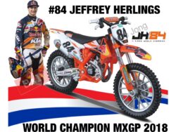KTM SX 450 2018 2018 #84 JEFFREY HERLINGS RED BULL KTM SUPERCROSS Wereld Kampioen 2018