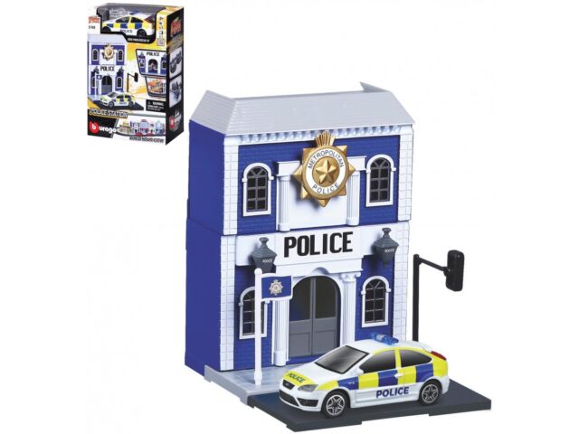 BBURAGO CITY POLICE STATION + 1 CAR 'BUILD YOUR CITY' "kit"