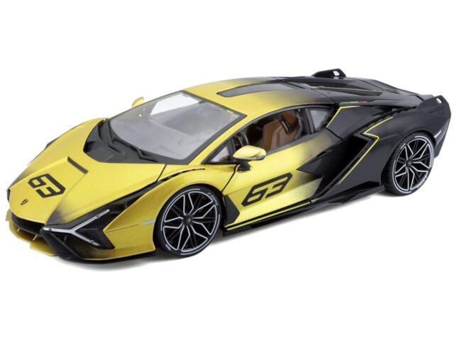 Lamborghini Sian Fkp 37 (yellow Fade Color) 2020 1:18 Geel/zwart
