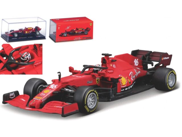 FERRARI SF21 #16 CHARLES LECLERC 2021 Season Car WITH HELMET