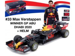 Red Bull Honda RB16 #33 MAX VERSTAPPEN WINNER GP ABU DHABI 2020 + HELM