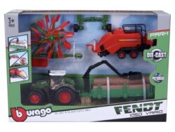 Fendt 1050 VARIO motorized with Whirl Rake, Baler Lifter & Tree Forwarder