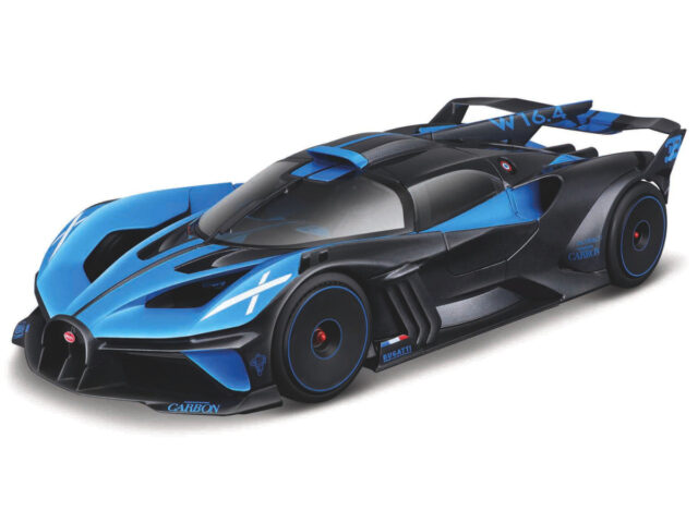 Bugatti Bolide 1:18 blauw/zwart