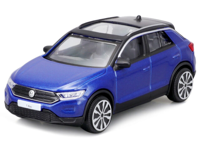 Vw T-roc 2021 1:43 Blauw Metalic