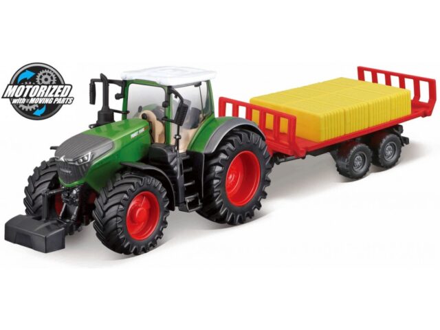 Fendt 1050 VARIO TRACTOR + BALE TRAILER