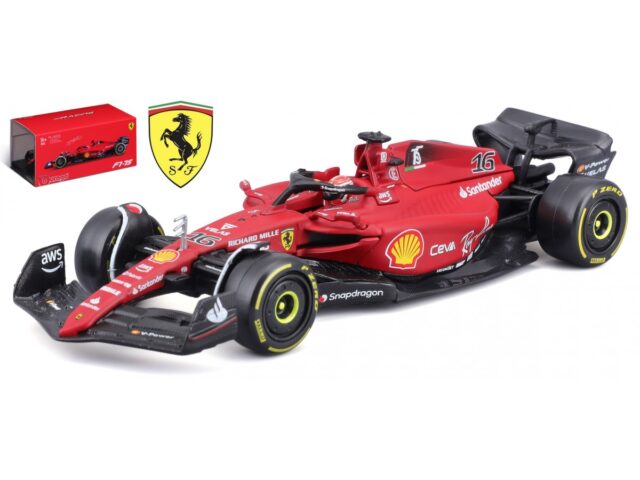 Ferrari F1-75 #16 CHARLES LECLERC 2022 Season Car WITH HELMET