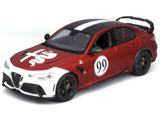Alfa Romeo Giulia Gtam #99 Racing 2020 1:18 Rood/wit/zwart