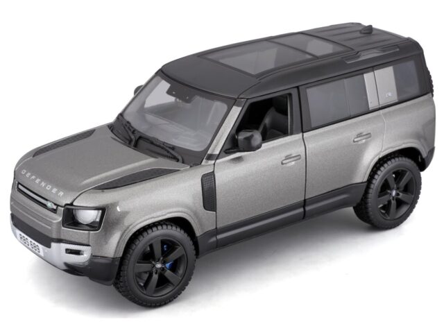 Land Rover Defender 110 (4 deurs) 1:24 grijs
