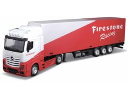 Mercedes Benz ACTROS GIGASPACE 'FIRESTONE RACING' - STREET FIRE HAULERS WITH TRAILER