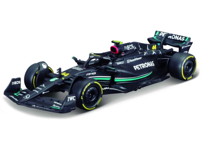 Mercedes Benz Amg W14 #44 Lewis Hamilton 2023 1:43 Zwart/turquoise