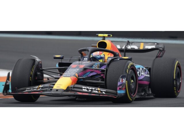 Red Bull RACING RB19 #11 SERGIO PEREZ - 2nd MIAMI GP 2023 With Helmet