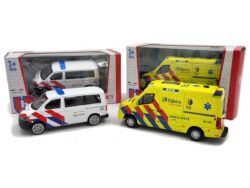 VW T6.1 BUS 2020 Politie NL - VW CRAFTER Ambulance NL - 2 CAR SET