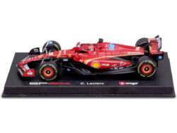 Ferrari SF-24 #16 CHARLES LECLERC 4th ITALY GP IMOLA 2024 (HARD CASE)